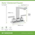 thumbnail image 5 of Symmons SLC3612STNPP Duro 1.0 GPM Centerset Bathroom Faucet - Nickel, 5 of 5