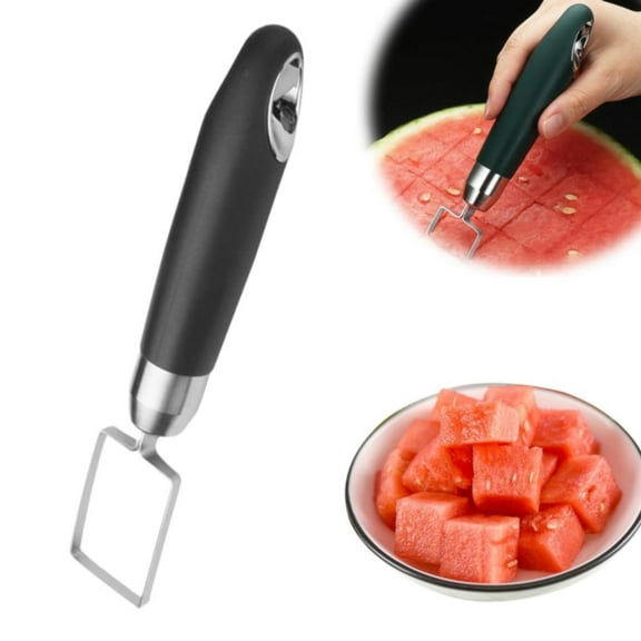 Boutique Clearance Polishing Stone Stainless Watermelon Cutter 2024 Upgraded Fruits Cutter Carving tool Fruit Cutter Slicer Water Melon Cutter tool Watermelon Cube Cutting for Home Kitchen Gadgets
