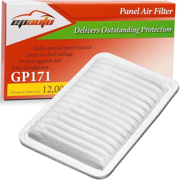 GP171 (CA10171) Engine Air Filter, Replacement for Toyota Camry L4 Gas (2007–2017), Venza L4 Gas (2009–2016) – Rigid Panel Filter for 2.4L/2.5L Engines