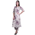 thumbnail image 3 of Moomaya Womens 2-Piece Cotton Printed Kurta With Pants Indian Ethnic Suit Dress, 3 of 7