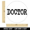 thumbnail image 2 of Doctor Text Self-Inking Rubber Stamp Ink Stamper - Blue Ink - Medium 1 Inch, 2 of 7