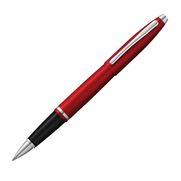 Cross Calais Refillable Gel Ink Rollerball Pen, Medium Rollerball, Includes Premium Gift Box - Matte Metallic Crimson