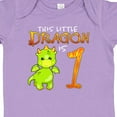 thumbnail image 4 of Inktastic Dragon 1st Birthday Turning One Boys or Girls Baby Bodysuit, 4 of 5
