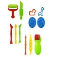thumbnail image 3 of Molde de plastilina para niños, herramientas para hacer arcilla DIY, juguete para escultura de masa de iluminación para niños, Color aleatorio Inevent FN0457-02B, 3 of 7