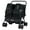 Black, variant on Pefilos Foldable Double Pet Stroller, Adjustable Sunshade & Storage Basket, Rustproof Aluminum Frame, Gray