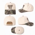 thumbnail image 2 of CHOOSIN' TEXAS Letter Embroidered Color Block Trucker Hat Unisex Adjustable Cotton Breathable Fashion Cap for Travel Daily Wear,Beige camouflage,1 pcs, 2 of 5