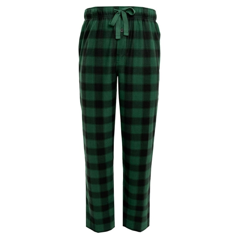 Fruit of the Loom Men's Holiday and Plaid Microfleece Sleep Pant, 2 Pack