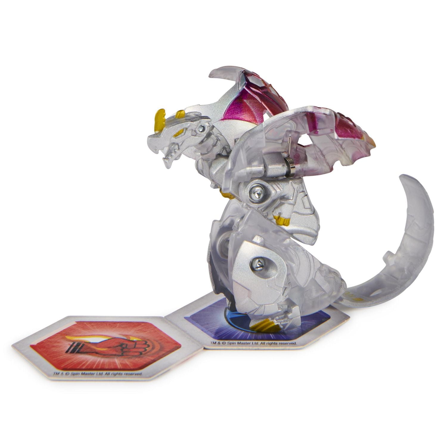Bakugan Evolutions, Prisma Dragonoid, 2-inch Tall Collectible Action Figure and Trading Card, Kids Toys for Boys, Ages 6 and Up