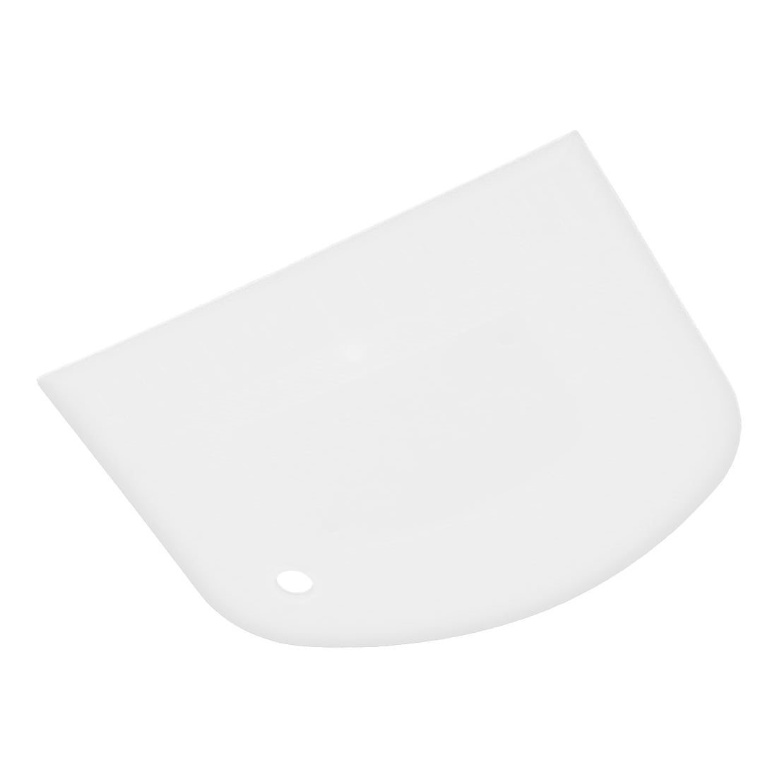Unique Bargains Household Bakery D Shaped Flour Bread Cake Dough Scraper Cutter White