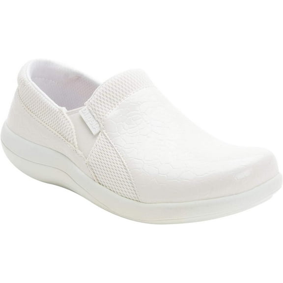 Clearance Alegria White Duette Flourish Shoes