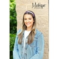 thumbnail image 3 of Motique Accessories Lavender 1 inch Satin Hard Headband, 3 of 5