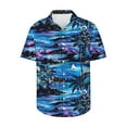 thumbnail image 4 of Awdenio Hawaiian Shirt for Men Summer Beach Casual Short Sleeve Button Down Shirts Printed Tropical Vacation Shirts, 4 of 5