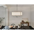 thumbnail image 2 of 52466AVI Kichler Lighting Heddle - 6 Light Medium Chandelier In Homestead Style-17 Inches Tall and 30.5 Inches Wide-Anvil Iron Finish    -Traditional, 2 of 11