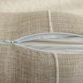 thumbnail image 6 of Rustic Lattice Cotton Linen Decorative Throw Pillow Cover Embroidery Square Cushion Cover Pillowcase for Sofa Bedroom Couch (Plaid Coffee, 24"x24"), 6 of 10
