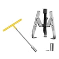 thumbnail image 3 of simhoa 3 Jaw Puller Disassembling Tool Professional Remover for Top Loading Washing Machine Inner Drum Bearing Pulley SUV Automotive 6 inch with Wrench, 3 of 8