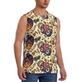 thumbnail image 2 of Pofeuu Fashion Hippie Girl Print Men's Muscle T-Shirt, Sleeveless, Muscle Tank, Classic Muscle Tee Top For Men Casual Sleeveless Muscle T-Shirt Trendy Clothes-Medium, 2 of 7