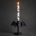 thumbnail image 5 of Halloween Candle Holders Resin Gothic Tabletop Decoration, Spooky Antique Finish Centerpiece Accent for Dining Table Mantel, Indoor Outdoor Fall Party Decor, Unique Seasonal Holiday Display Gift, 5 of 7
