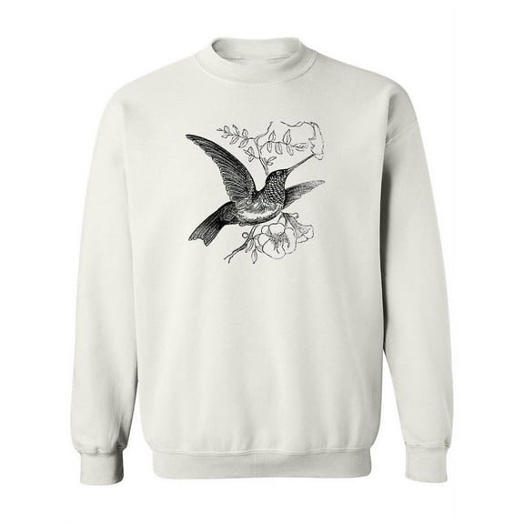 Ruby-throated Hummingbird  Sweatshirt Women -Image by Shutterstock, Female Large