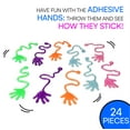 thumbnail image 2 of Neliblu Sticky Fingers - Fun Toys - Party Favors - Stocking Stuffers - 24 Count Wacky Fun Stretchy Glitter Sticky Hands, Party Favors, Birthday Parties,Toys for Sensory Kids, 2 of 7
