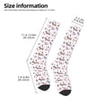 thumbnail image 5 of Fotbe Cute Dog print Women's Men's Novelty Crew Socks Cotton Socks Knee High Socks for Walking,Running,Nurses,Pregnancy, 5 of 9