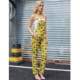 thumbnail image 5 of Jumpsuits for Women Fashion Overalls Printed Pants Bibs Coveralls Festival Outfits(Mardi Gras Diamond Print,XS), 5 of 8
