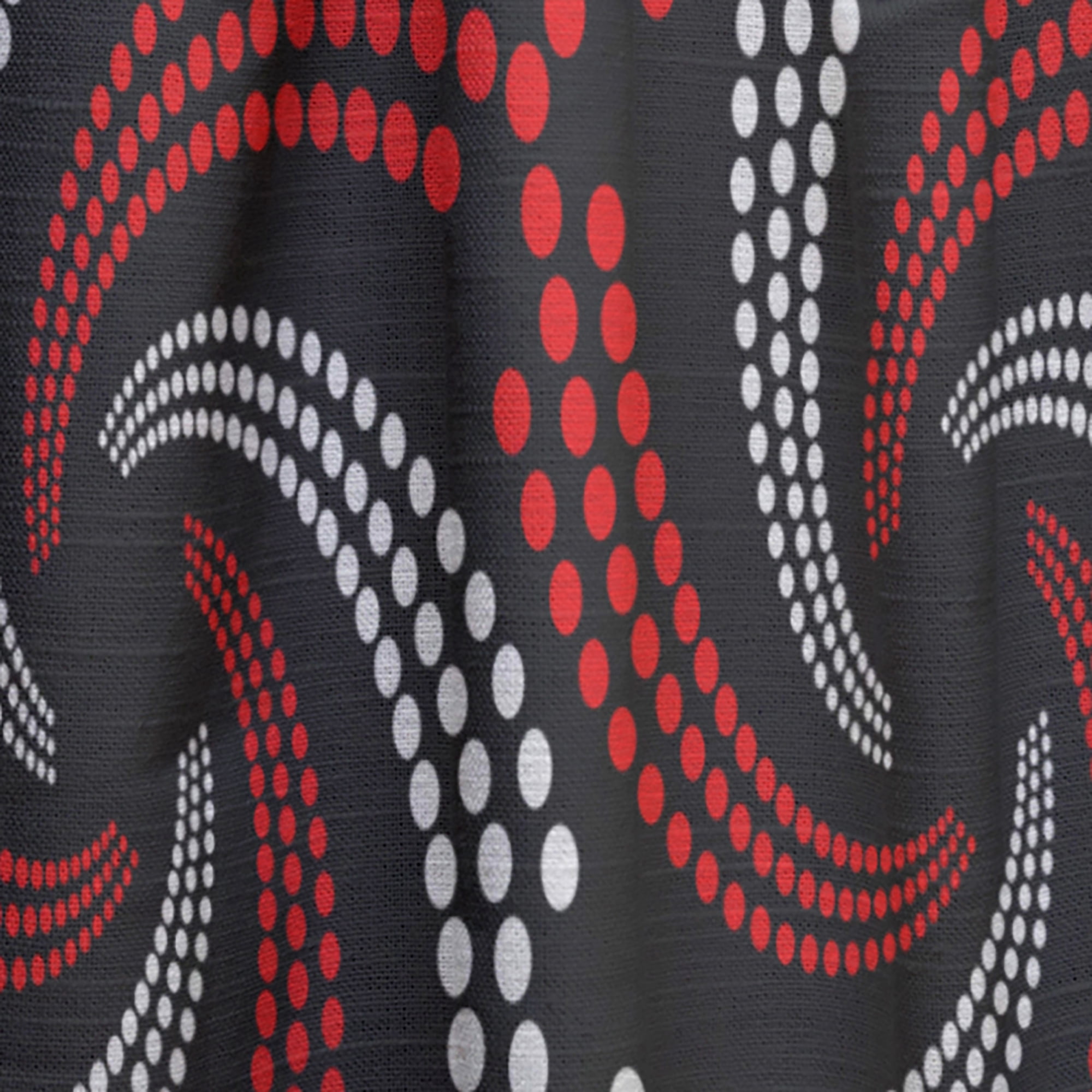 Designart 'Bituminous Impressions VII' Mid-Century Modern Curtain Panel