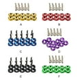 thumbnail image 3 of Baohd en Aluminium et Acier Inoxydable JDM Voiture Modifié Attaches Vis 1Set Bleu Fiable Robuste et Durable, 3 of 6
