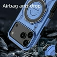 thumbnail image 6 of ELEHOLD Magnetic Case for iPhone 17 Pro, Shockproof Military-grade Armor Case with Kickstand, Wireless Charging Compatible,Blue, 6 of 6