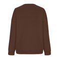 thumbnail image 4 of Women's Casual Long Sleeve Crew Neck Sweatshirt Top Loose Fit Pullover Sweater Oversized Trendy Streetwear Soft Fleece Lined Winter Fall Basic Sweatshirts, 4 of 5