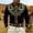 Black-1, variant on Western Cowboy Shirt for Men Retro Casual Long Sleeve Button Down Collared Shirt