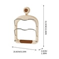 thumbnail image 4 of Simple Houseware Cabinet Door/Wall Mount Pot Lid Organizer Rack, 1.38*8.19*12.4 Inch Suction Cup Pot Lid Non Perforated Wall Mounted Kitchen Shelf, 4 of 7