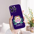 thumbnail image 2 of Fundas de teléfono Apple con estampado de fuegos artificiales y calaveras de moda para iPhone 15 Pro Max 14 13 12 Pro 11, 2 of 4