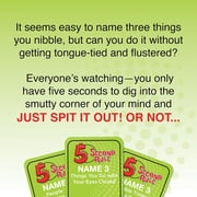 5 Second Rule Uncensored Card Games for Adults - Card Games for Game Night, Funny Adult Card Game & Icebreaker, Think Fast and Shout Out Answers, Ages 17+