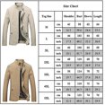 thumbnail image 2 of Hombres Trench Coat Bomber Jacket Winter Zip Up Overcoat OutwearBlack5XL esquí esquí Gafas de esquí, 2 of 2
