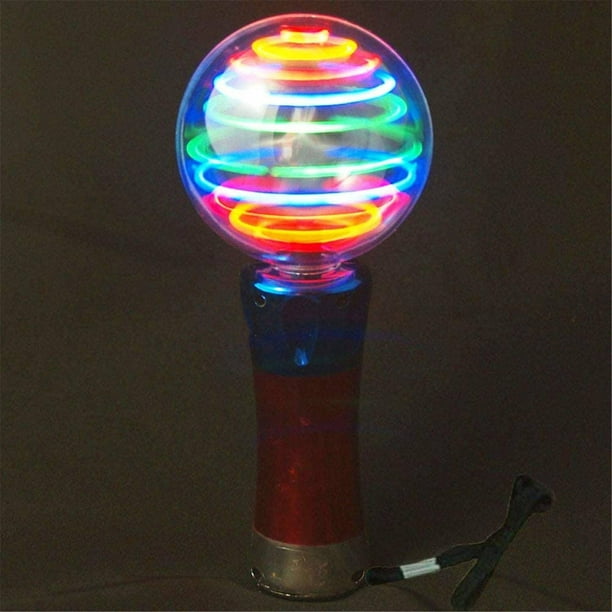 Bâton de jouet de boule magique lumineuse pour enfants, jouet de spectacle  de lumière à rotation flash LED 