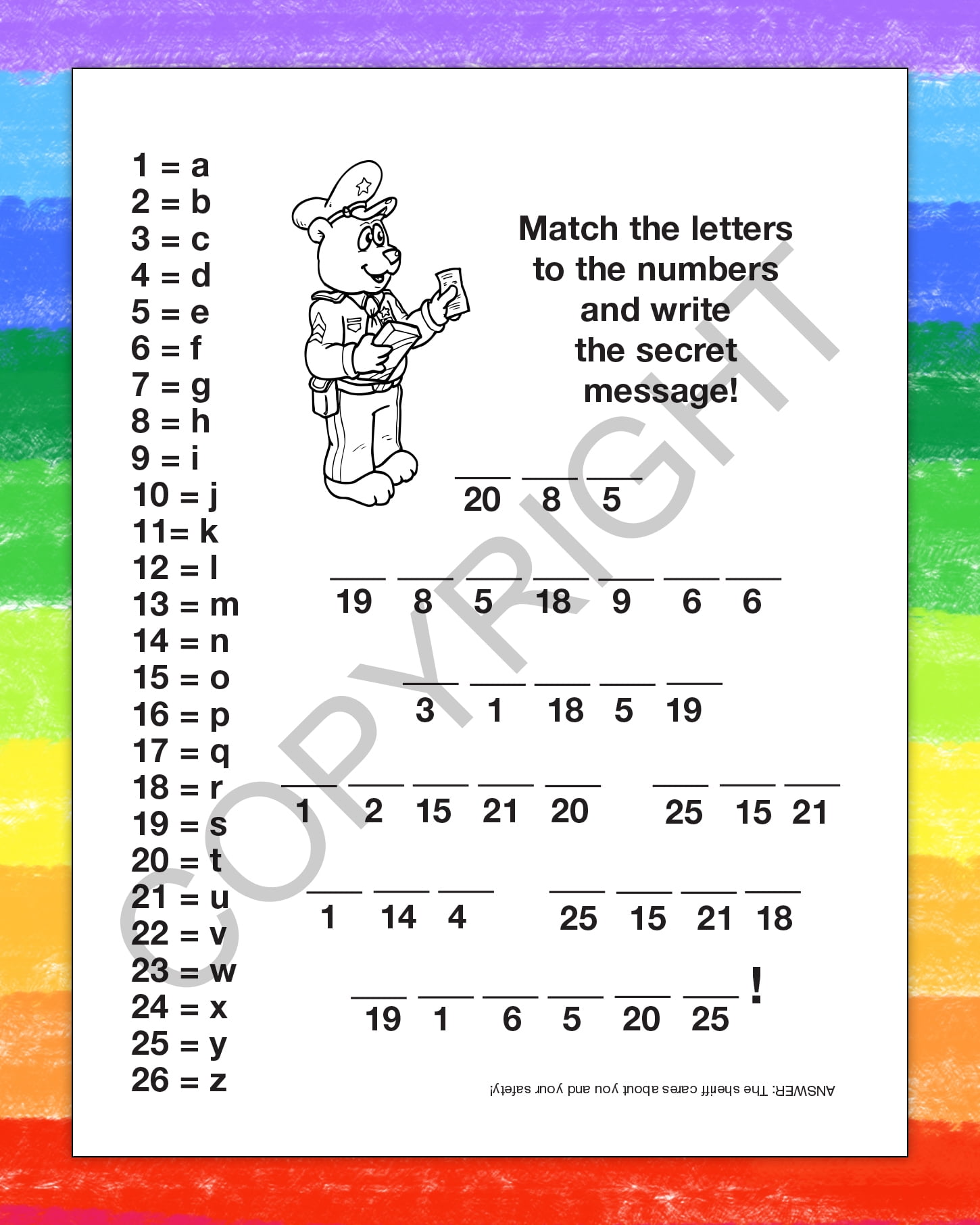 ZoCo: 25 Pack - Your Sheriff is Your Friend - Kid's Coloring & Activity Books