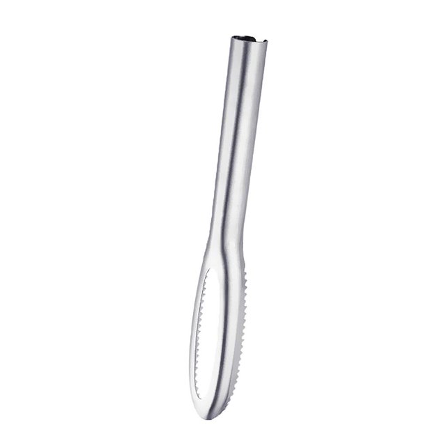 Raspador de escamas de pescado de acero Raspador de de Pescado Acero Planear de Peces de Manera Fácil Complimentos Magideal Raspador de escamas de pescado de acero