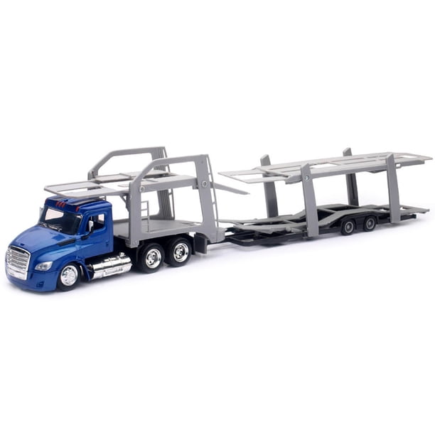 Freightliner Cascadia Auto Transporter Blue Metallic 