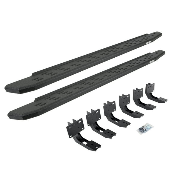 Go Rhino 69630680T RB30 Running Boards with Mounting Bracket Kit For Ram 19-24 1500 (Extended Cab Pickup)