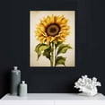 thumbnail image 4 of COMIO Sunflower Kitchen Decor Simple Life Rustic Wall Decor Vintage Watercolor Sunflower Wall Pictures for Bedroom Canvas Art Flower Painting Kitchen Wall Decor Gallery Wrapped, 4 of 4