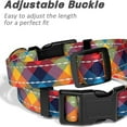 thumbnail image 3 of Reflective Dog Collar for Extra Small Dogs, Cute Boho Adjustable Heavy-Duty Nylon Puppy Collar for Boy and Girl Female, Soft Pet Accessories with Quick Release Buckle, Colorful Tartan, 3 of 4