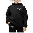 thumbnail image 2 of Kids Hoodie Sweatshirt And Sweatpants Pullover Hoodie Set Tracksuit 2 Piece Outfits, 2 of 4