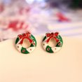 thumbnail image 2 of Pendientes de Navidad de dibujos animados de moda para mujer Pendientes de campana de Santa Wmkox8yi sjalhkljlk4515, 2 of 3