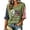 Army Green #040, variant on Womens 9/11 25th Anniversary Shirt 3/4 Sleeve Patriotic T Shirts | Never Forget 911 Memorial Shirt,Loose Crew Neck Graphic T-Shirt,Printed American Flag T-shirt,Casual Tee Tops, 3XL