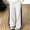 White, variant on Girls Color Block Sweatpants with Pockets Elastic Waist Fashion Casual Baggy Kids Wide Leg Pants Gray 8