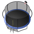 thumbnail image 2 of 12FT Recreational Kids Trampoline with Safety Enclosure Net & Ladder, Outdoor Recreational Trampolines, 2 of 5