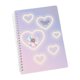 thumbnail image 4 of Spiral Notebook 5.98inchx8.27 pulgadas 96 sábanas Diary Journal Block for Office Corazón, 4 of 8