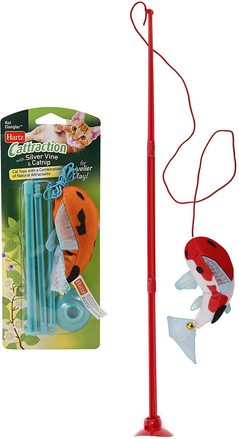 Hartz Cattraction Koi Dangler Cat Toy, Color Will Vary