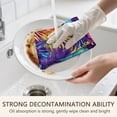 thumbnail image 5 of 6 Pcs Funny Kitchen Towels,Colorful Tropical Leaf Pattern Microfiber Dish Towels,Kitchen Tea Towels,Kitchen Towel Set (18" X 26"), 5 of 7
