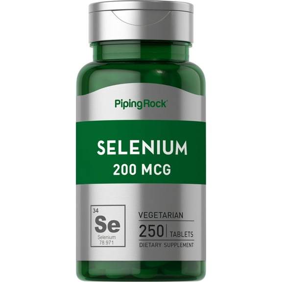 Selenium 200 mcg | 250 Tablets | Supplement for Men and Women | by Piping Rock